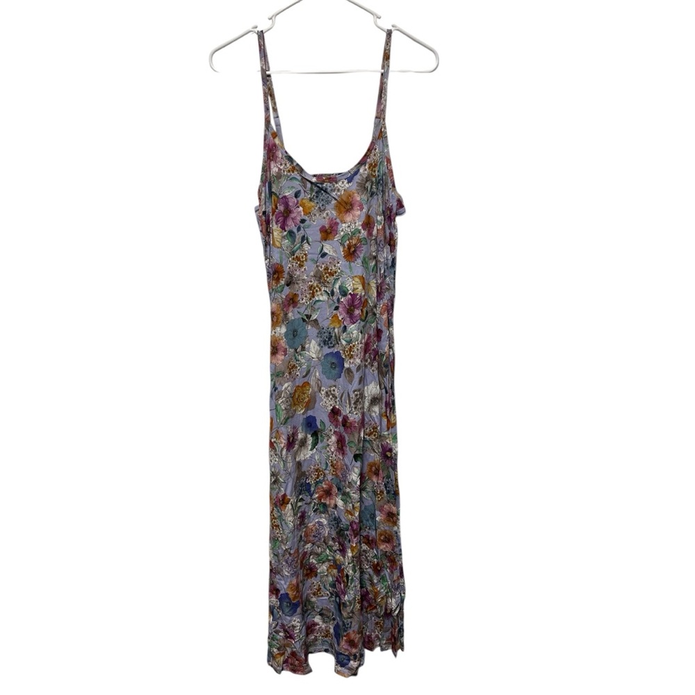 NWT Johnny Was Biya Mazzy Ruched Floral Mesh Maxi Dress size M - Picture 9 of 10